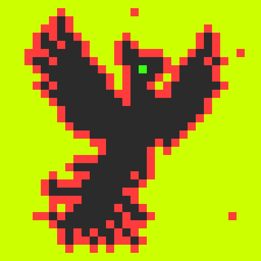 Stage 4 pixel art: Phoenix